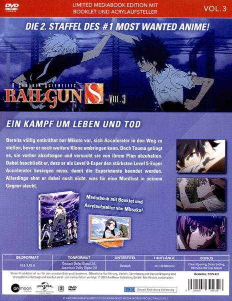 Produktbild: A Certain Scientific Railgun S Vol.3