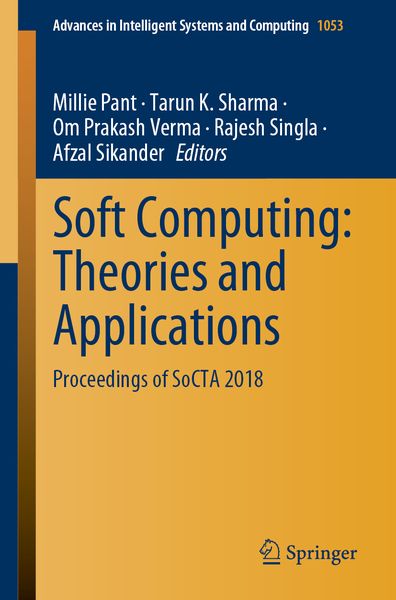 Produktbild: Soft Computing: Theories and Applications