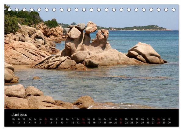 Produktbild: Sardinien 2026 (Tischkalender 2026 DIN A5 quer), CALVENDO Monatskalender