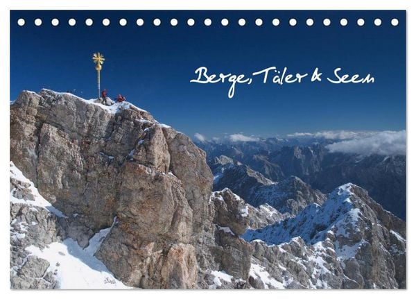 Produktbild: Berge, T&auml;ler & Seen (Tischkalender 2026 DIN A5 quer), CALVENDO Monatskalender