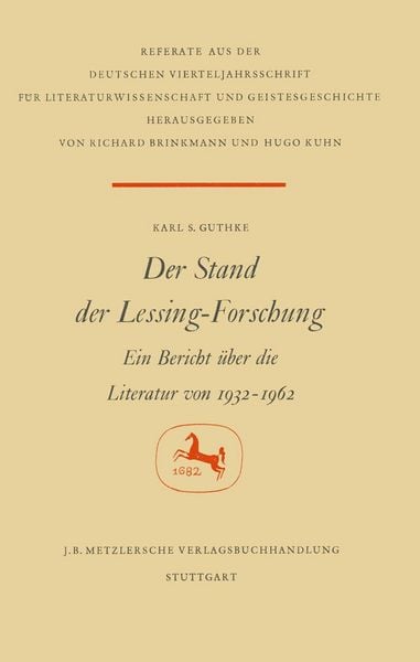 Produktbild: Der Stand der Lessing-Forschung