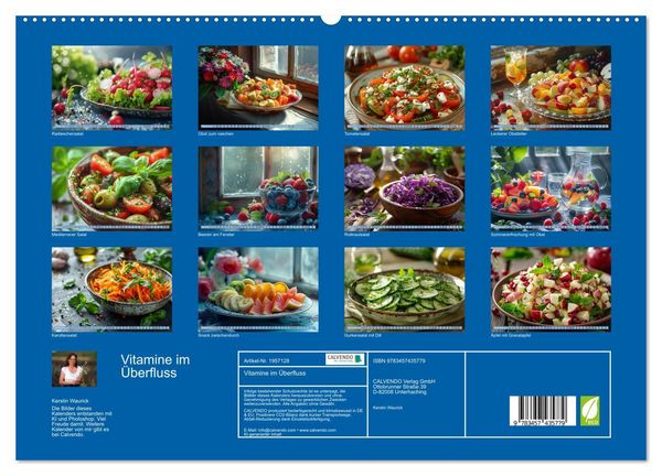Produktbild: Vitamine im &Uuml;berfluss (hochwertiger Premium Wandkalender 2026 DIN A2 quer), Kunstdruck in Hochglanz