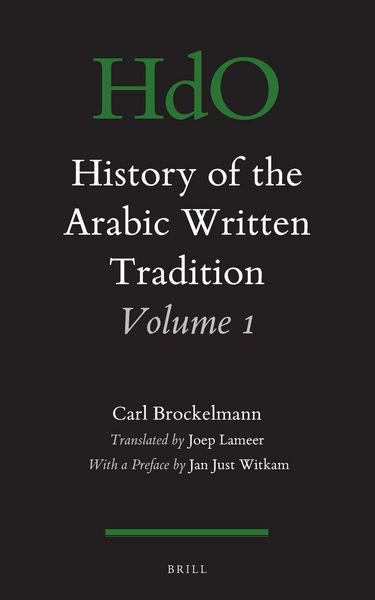 Produktbild: History of the Arabic Written Tradition Volume 1