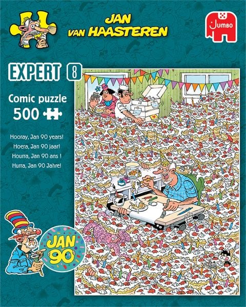 Produktbild: Jan van Haasteren Expert 8 - 2026 - Puzzle 500 Teile