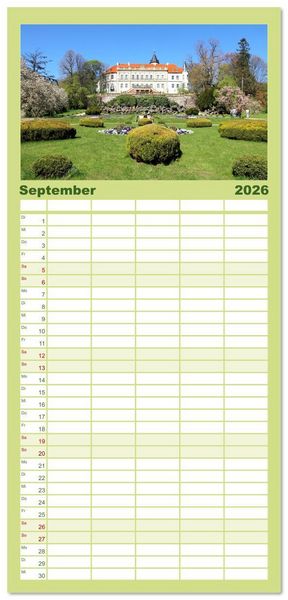 Produktbild: Familienplaner 2026 - Brandenburg - Sch&ouml;ne Orte im Landkreis Potsdam-Mittelmark mit 5 Spalten (Wandkalender, 21 x 45 cm) CALVENDO