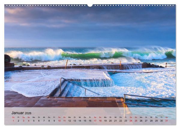 Produktbild: Wundersch&ouml;ne Meereslandschaften (Wandkalender 2026 DIN A2 quer), CALVENDO Monatskalender