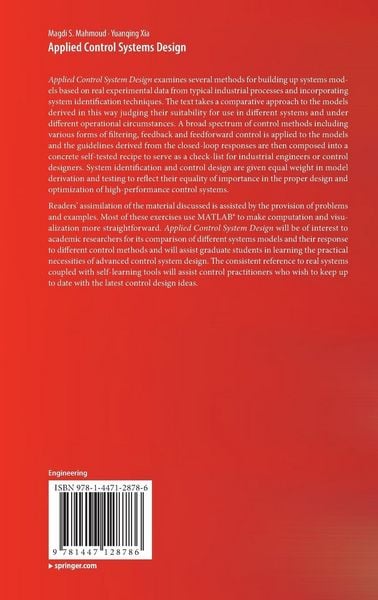 Produktbild: Applied Control Systems Design