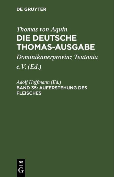 Produktbild: Auferstehung des Fleisches