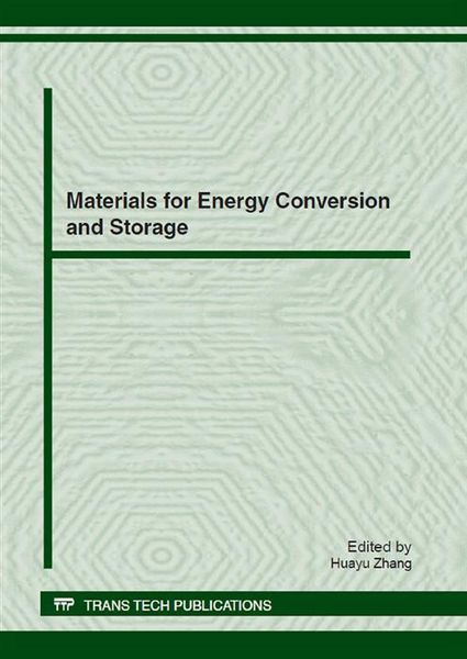 Produktbild: Materials for Energy Conversion and Storage