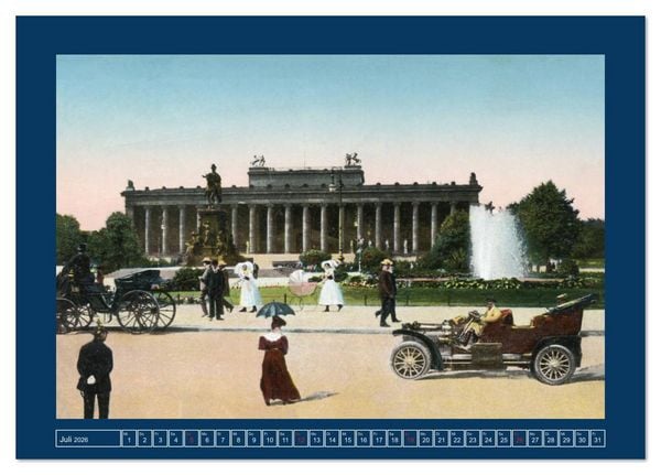 Produktbild: Historisches Berlin von 1888 bis 1918 (Tischkalender 2026 DIN A5 quer), CALVENDO Monatskalender