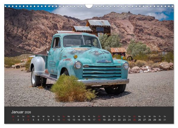 Produktbild: Vergessene Zeitzeugen entlang der Route 66 (Wandkalender 2026 DIN A3 quer), CALVENDO Monatskalender