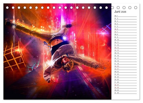 Produktbild: Break Dance (Tischkalender 2026 DIN A5 quer), CALVENDO Monatskalender