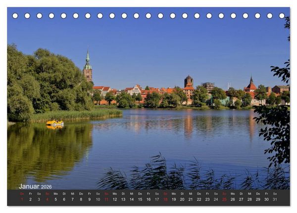 Produktbild: Stralsund. Das Tor zur Insel R&uuml;gen (Tischkalender 2026 DIN A5 quer), CALVENDO Monatskalender