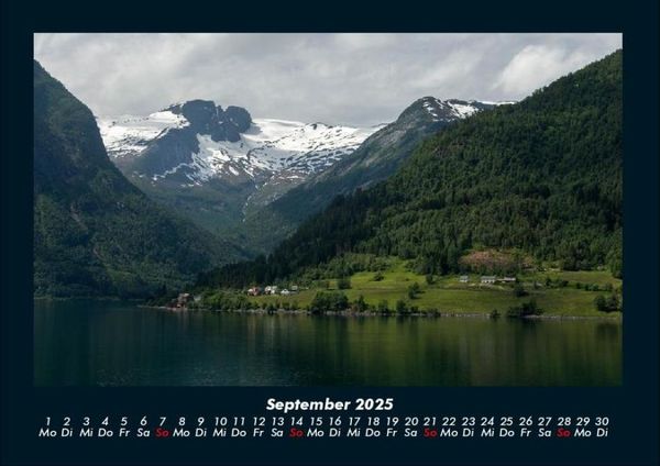 Produktbild: Landschaftskalender 2025 Fotokalender DIN A4
