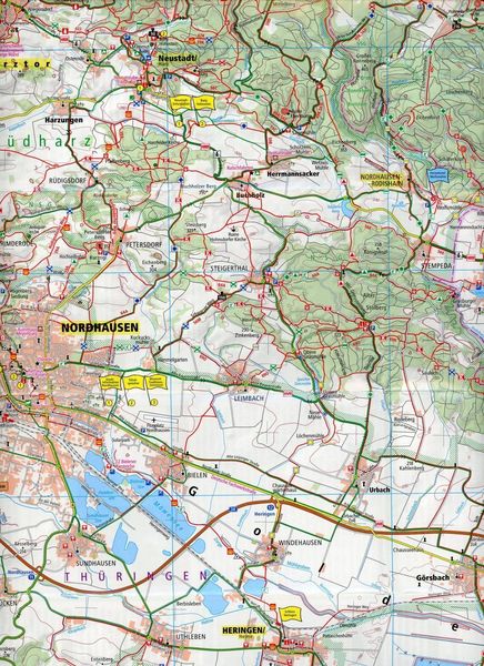 Produktbild: Südharz - Kyffhäuser 1:50 000