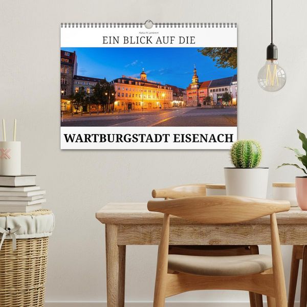Produktbild: Ein Blick auf die Wartburgstadt Eisenach (Wandkalender 2026 DIN A3 quer), CALVENDO Monatskalender