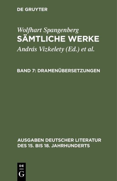 Produktbild: Dramen&uuml;bersetzungen