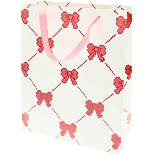 Produktbild: Geschenkt&uuml;te Pixel Schleifen, Creme, L, MIX