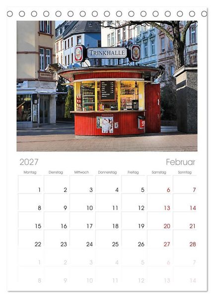 Produktbild: Tischplaner 2027 - Frankfurter Kiosk Kultur (A5 Tischkalender zum Aufstellen) CALVENDO