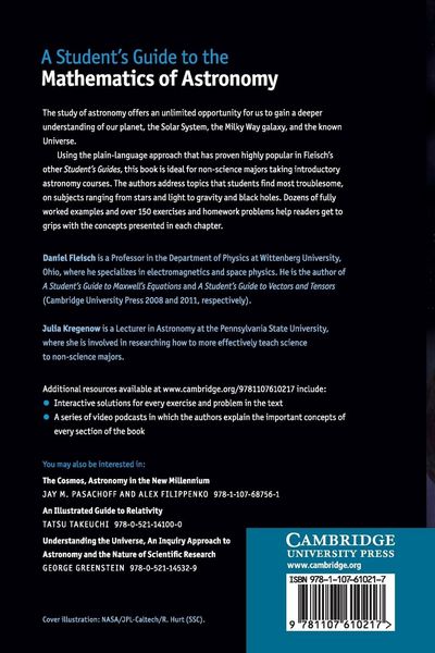 Produktbild: A Student's Guide to the Mathematics of Astronomy