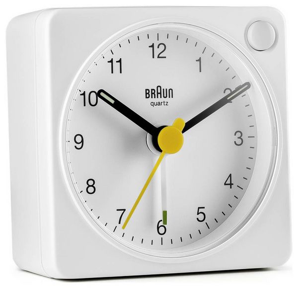 Produktbild: Braun 67101 Quarz Wecker Wei&szlig;