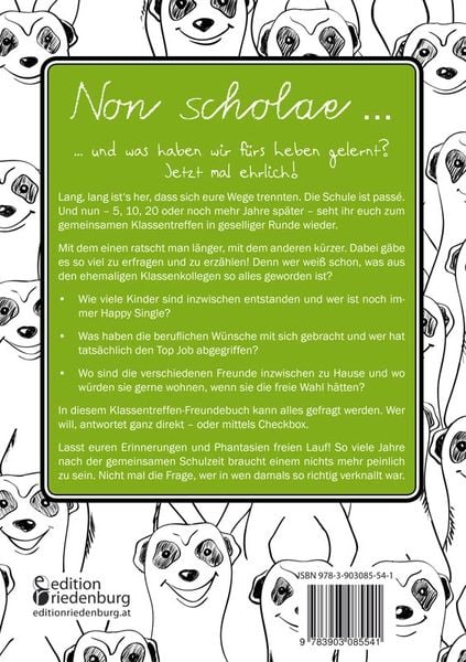 Produktbild: Das Klassentreffen-Freundebuch - F&uuml;r die wichtigsten Erinnerungen und Erkenntnisse nach der gemeinsamen Schulzeit.