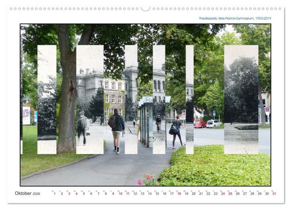 Produktbild: G&ouml;ttingen, Photographische ZEIT-SCHNITTE (hochwertiger Premium Wandkalender 2026 DIN A2 quer), Kunstdruck in Hochglanz