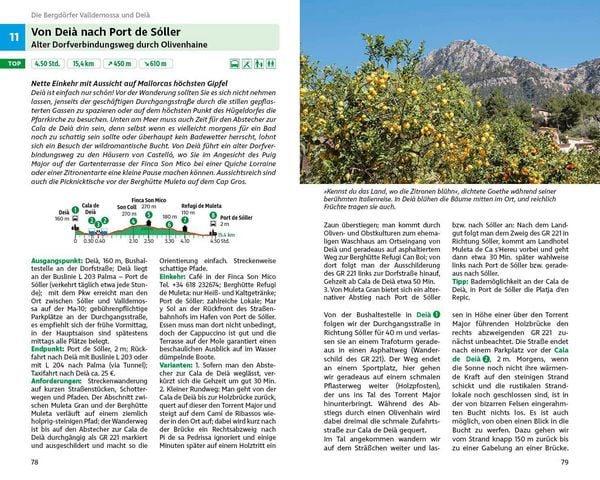 Produktbild: ROTHER Wanderbuch Leichte Wanderungen Mallorca. 40 Genusswanderungen