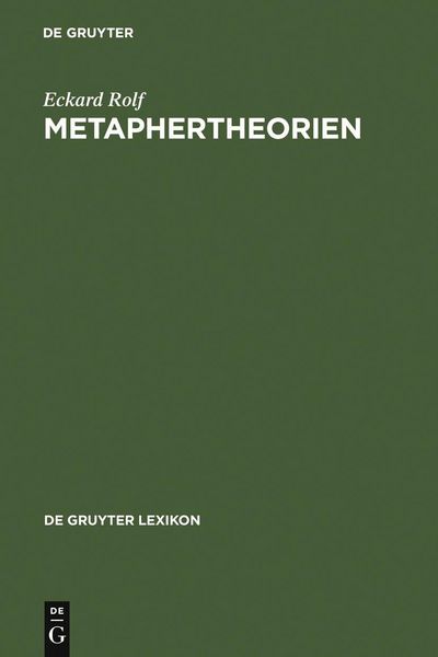 Produktbild: Metaphertheorien