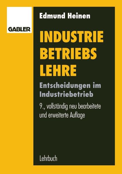 Produktbild: Industriebetriebslehre