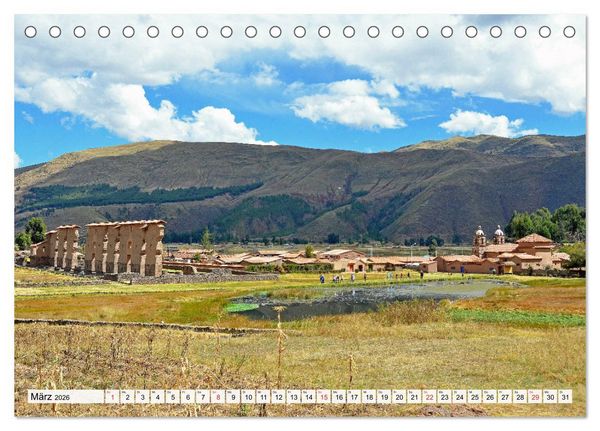 Produktbild: Inkabauten in PERU, Bauwerke eines gro&szlig;en Reiches (Tischkalender 2026 DIN A5 quer), CALVENDO Monatskalender