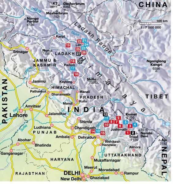 'Garhwal, Zanskar, Ladakh' von 'Ralf Hellwich' Buch '9783763346387'