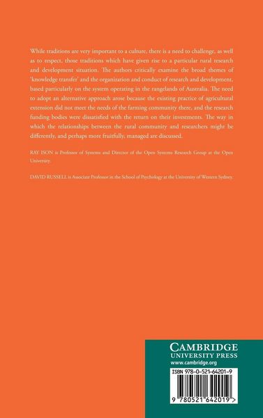 Produktbild: Agricultural Extension and Rural Development