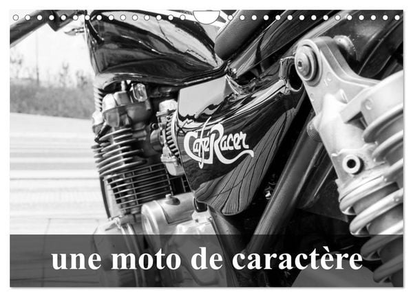 Produktbild: Une moto de caract&egrave;re (Calendrier mural 2026 DIN A4 vertical), CALVENDO calendrier mensuel