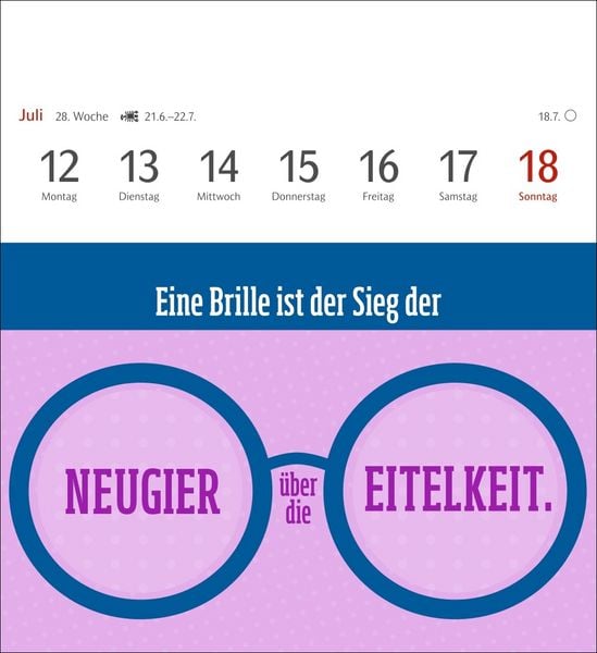 Produktbild: Der fette Vogel bricht den Ast Postkartenkalender 2027 - Wochenkalender - 53 Karten mit frechen Spr&uuml;chen