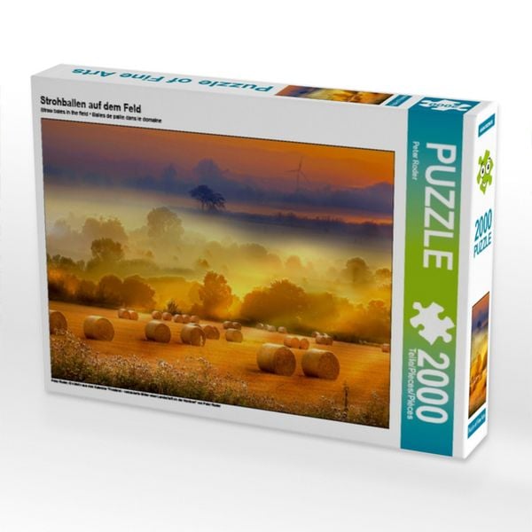 Produktbild: Strohballen auf dem Feld (Puzzle)