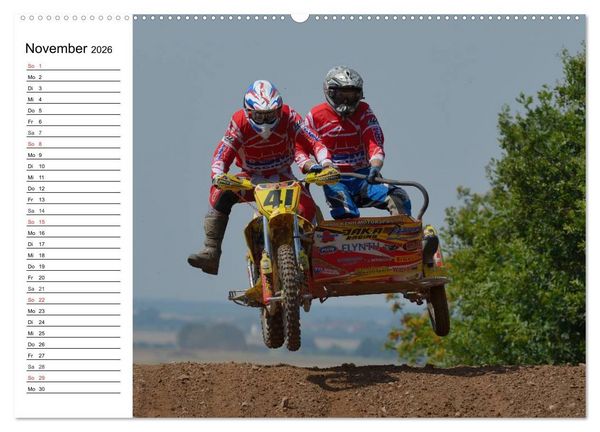 Produktbild: Motocross - Terminplaner (hochwertiger Premium Wandkalender 2026 DIN A2 quer), Kunstdruck in Hochglanz