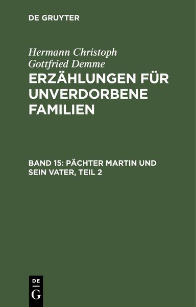 Produktbild: P&auml;chter Martin und sein Vater, Teil 2