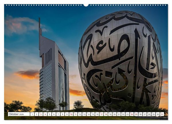Produktbild: Dubai - Das achte Weltwunder (hochwertiger Premium Wandkalender 2026 DIN A2 quer), Kunstdruck in Hochglanz
