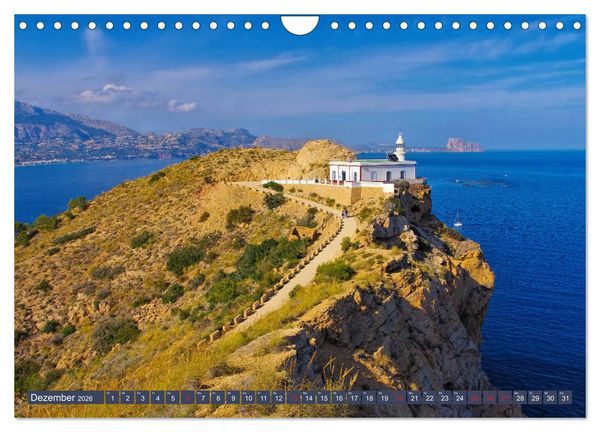 Produktbild: Costa Blanca - Die wei&szlig;e K&uuml;ste Spaniens (Wandkalender 2026 DIN A4 quer), CALVENDO Monatskalender
