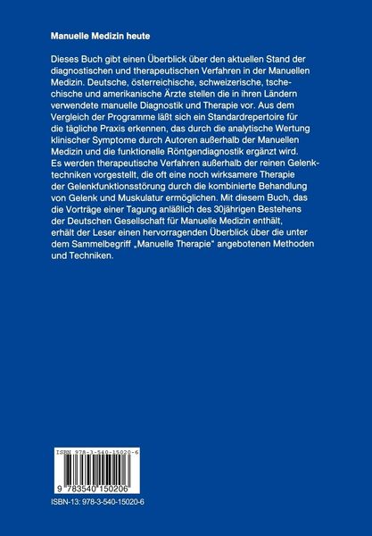 Produktbild: Manuelle Medizin heute