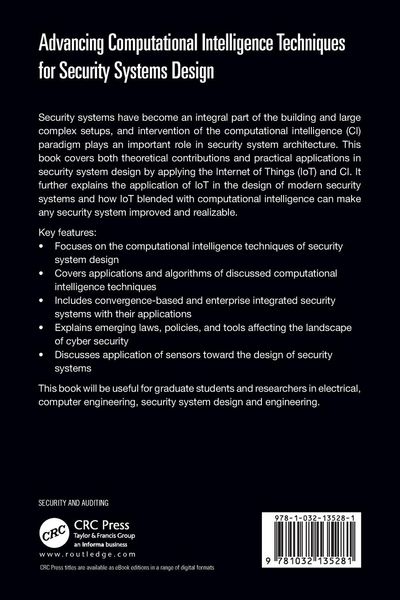 Produktbild: Advancing Computational Intelligence Techniques for Security Systems Design