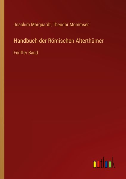 Produktbild: Handbuch der R&ouml;mischen Alterth&uuml;mer