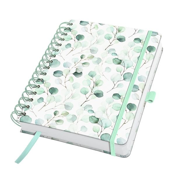 Produktbild: SIGEL JN656 Spiral-Notizbuch Jolie, Eucalyptus Day, ca. A5, blanko