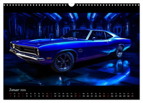 Produktbild: Surreale Oldtimer (Wandkalender 2026 DIN A3 quer), CALVENDO Monatskalender