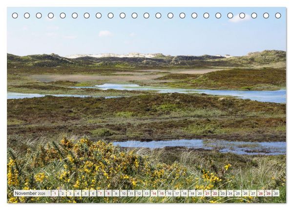 Produktbild: Vielf&auml;ltiges Sylt - Mehr als Strand (Tischkalender 2026 DIN A5 quer), CALVENDO Monatskalender