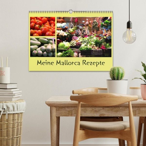 Produktbild: Meine Mallorca Rezepte (Wandkalender 2026 DIN A3 quer), CALVENDO Monatskalender