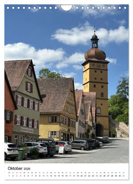 Produktbild: Romantik in Franken (Wandkalender 2026 DIN A4 hoch), CALVENDO Monatskalender