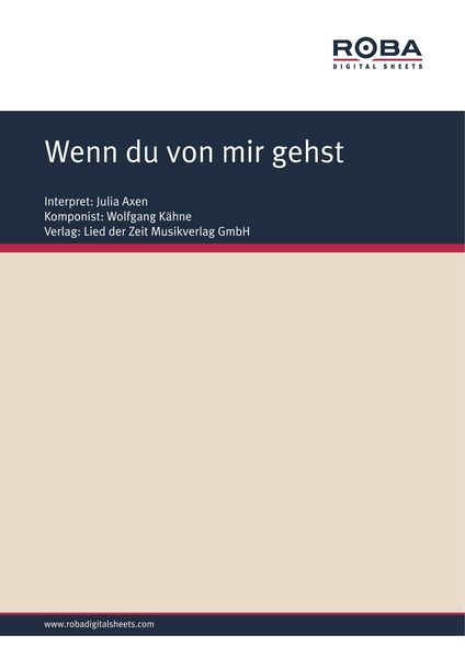 Produktbild: Wenn du von mir gehst
