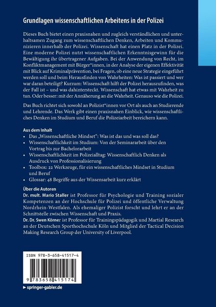 Produktbild: Grundlagen wissenschaftlichen Arbeitens in der Polizei